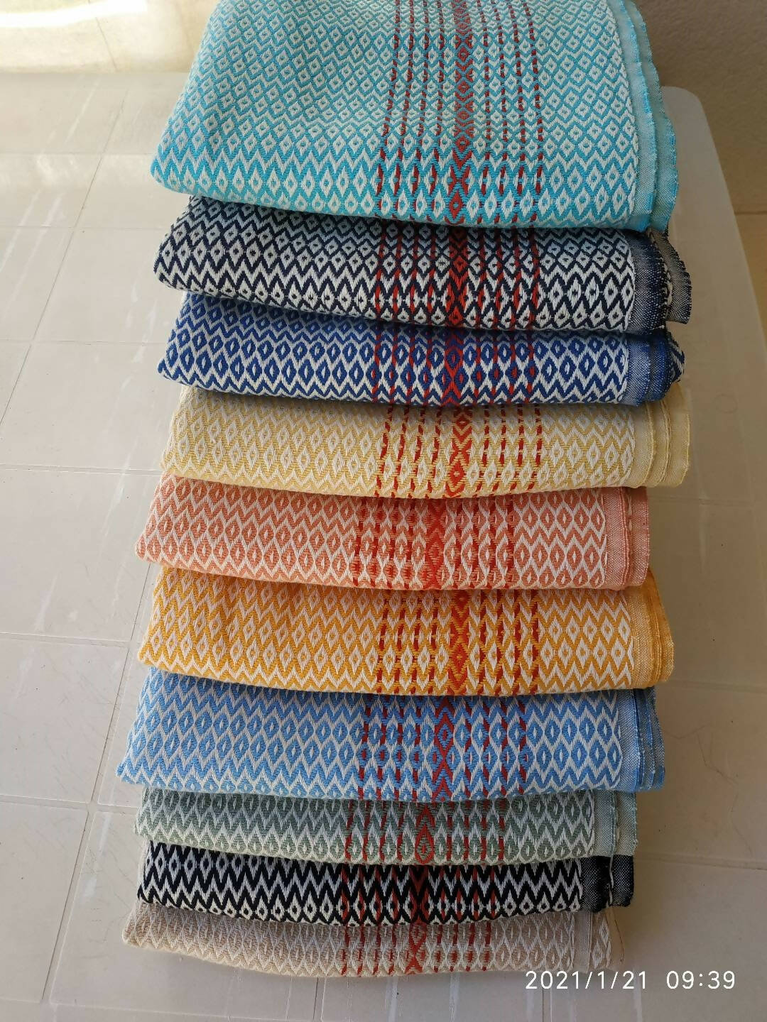 toallas de colores